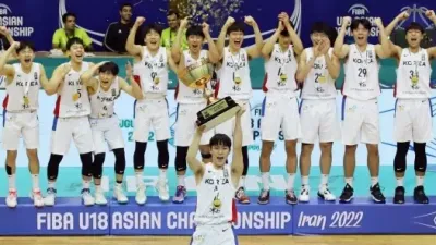 한국 U-18 남자 농구 대표팀 22년 만에 아시아 선수권 우승