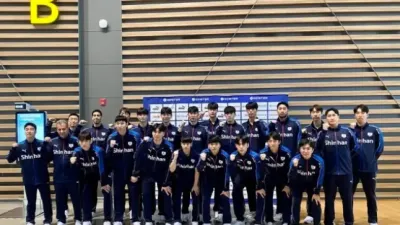 한국 남자배구 대표팀, 중국과의 연습경기 통해 약점 확인