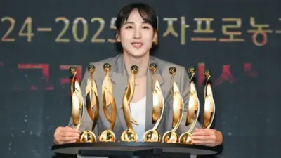 김단비, WKBL 만장일치 MVP 수상… “여자 농구, 더 노력해야 한다.”