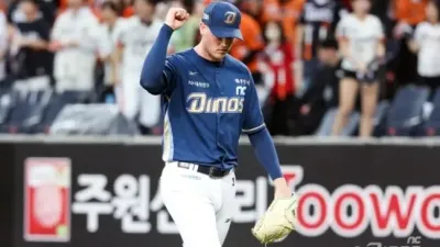 라일리, 무결점 호투…NC의 새 에이스가 탄생했다